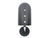 Black and Chrome Plated Metal Adjustable Snodo Wall Lamp by S. Mazza for Quattrifoglio, 1970s For Sale - Image 13 of 15
