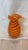 Orange Mid 20th Century Murano Style Cased Art Glass Tiger Stripe Fenicio Vase - 10.5" Tall For Sale - Image 8 of 8