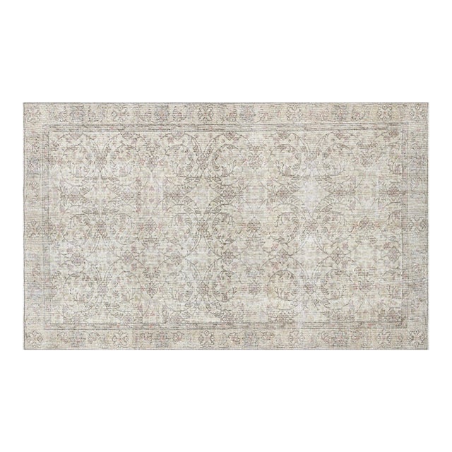 1960s Turkish Oushak Rug For Sale