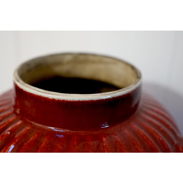 Red 1900s Copper Red Chinese Ginger Jar with Foo Dogs For Sale - Image 8 of 12