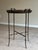 Late 20th Century Hollywood Regency Round Cocktail Tray Top Accent Table With Faux Bamboo Base For Sale In Charlotte - Image 6 of 9