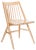 Modern 19"H Spindle Dining Chair in Natural - a Pair For Sale - Image 3 of 11