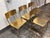 Contemporary Cb2 Oro Gold Dining Chairs, Set of Four For Sale - Image 3 of 12