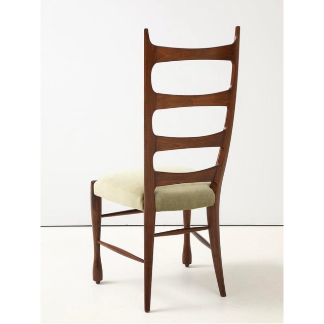 Paolo Buffa Hight Back Side Chair For Sale In New York - Image 6 of 12