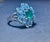 Green 1.5 Carat Natural Oval Cut Emerald Ring With Blue Topaz & Amethyst 14 Karat Gold For Sale - Image 8 of 8