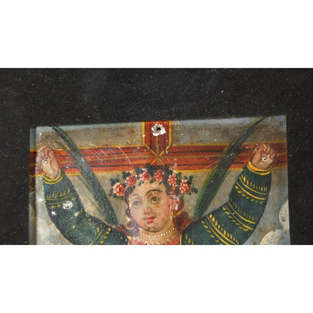 Santa De Liberata, Oil on Tin, 19th Century For Sale - Image 4 of 7