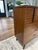 Coffee Mid-Century Modern Walnut Tall Chest / Highboy Dresser – Sculptural Front, 1960s Kent Coffee Style For Sale - Image 8 of 10