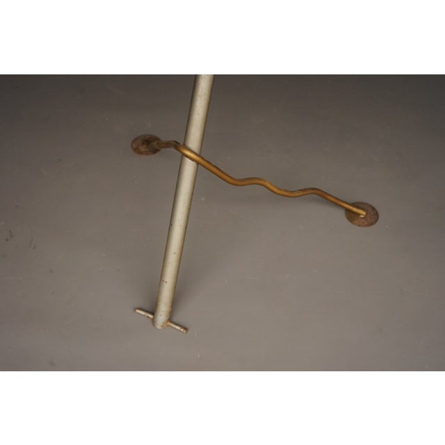 Gold Postmodern Industrial Metal Garden Table, 1980s For Sale - Image 8 of 12