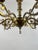 French Louis XVI Revival Style Brass Chandelier - 6 Arms For Sale - Image 10 of 12