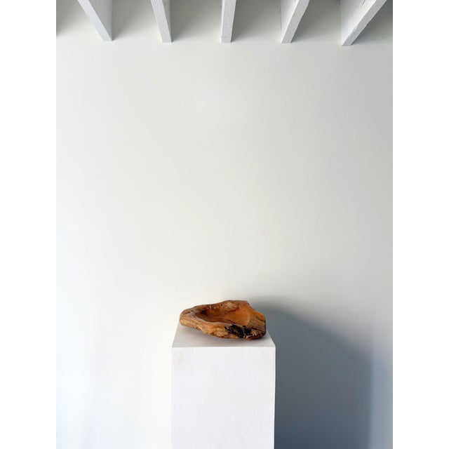 Mid-Century Modern Mid-Century Wooden Live Edge Bowl, Britain, 1950s For Sale - Image 3 of 8