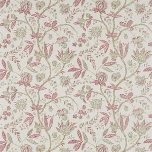 Sanderson Solaine Fabric in Russet/Cream