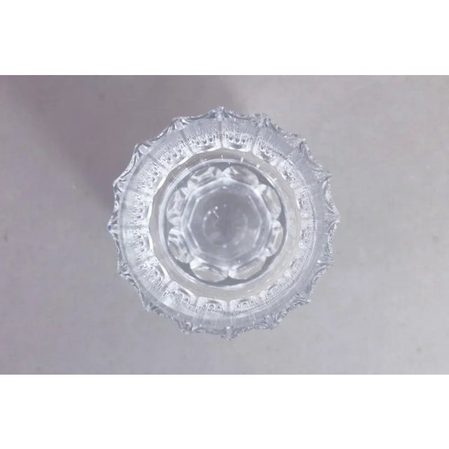 1970s Crystal Art Deco Style Vase, 1970 For Sale - Image 5 of 11