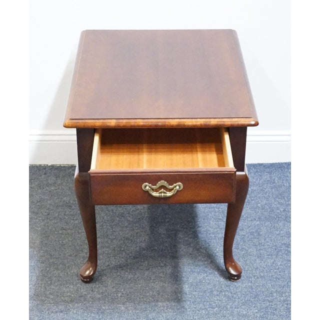 Wood Thomasville Furniture Collector's Cherry Traditional Style 21" Accent End Table 10131-210 For Sale - Image 7 of 15