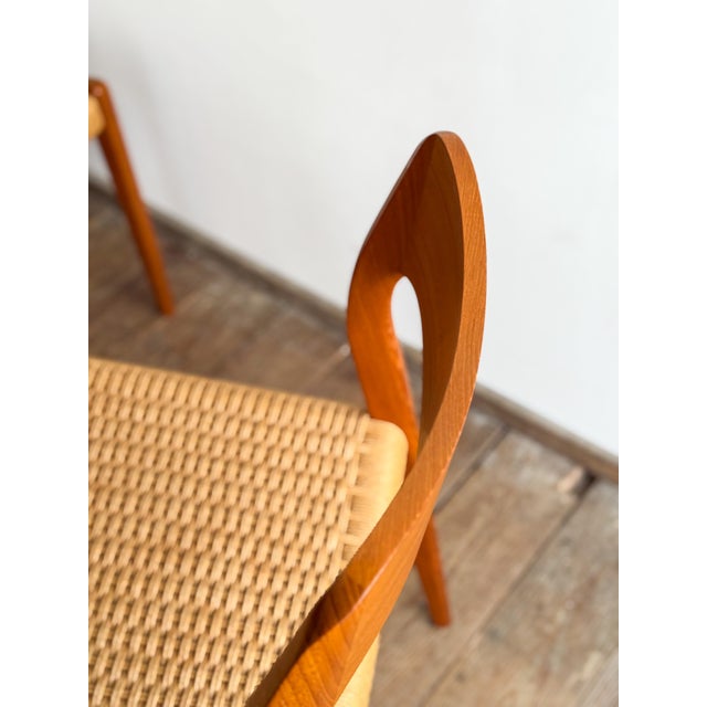 Wood Dining Room Chairs by Niels O. Møller for J.L. Mollers, Set of 6 For Sale - Image 7 of 18