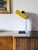Space Age Yellow Cubic Table lamp Italy 1970s H 52 cm 30 × 25 cm Conditions: good, consistent with age and use. European...