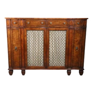 Mid 20th Century Formal Style Sideboard Credenza by Old Colony Furniture For Sale