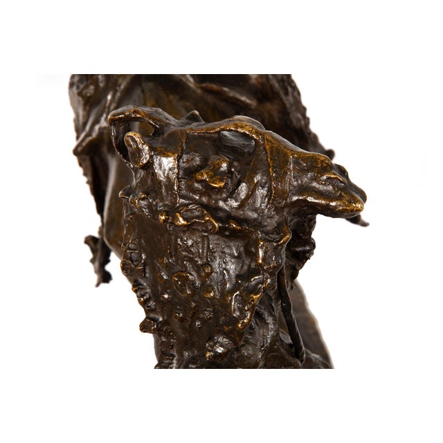 Italian Antique Bronze Sculpture “Flight From Egypt” (1892) Ernesto Bazzaro For Sale - Image 13 of 18