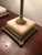 1940s 22k Gold Plated Table Lamps With Marble Base - A Pair For Sale - Image 6 of 12