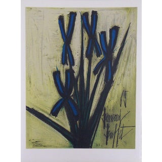 Bernard Buffet, The Irises, Original Signed Lithograph For Sale