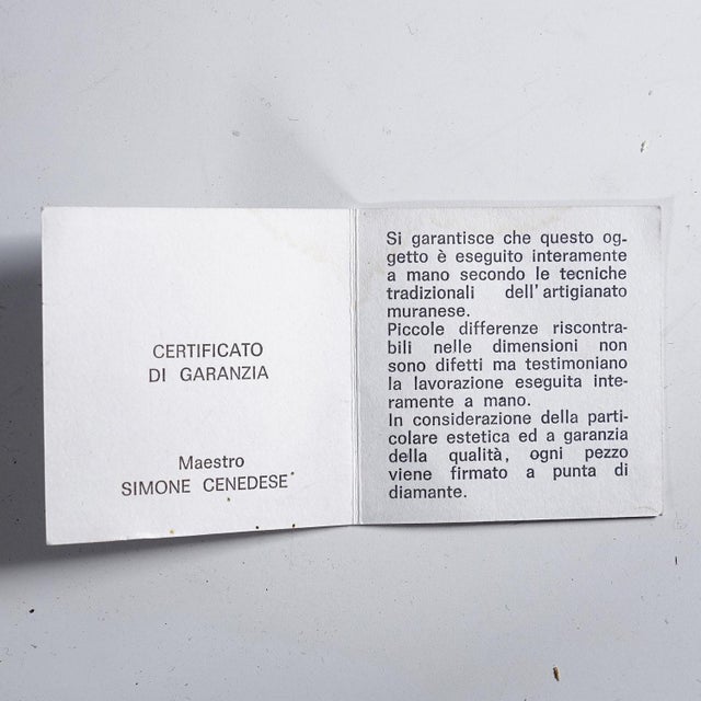 Murano Art Glass Sculpture 'Jeans' by Simone Cenedese 1990s For Sale - Image 12 of 12