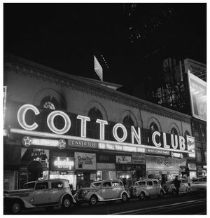 'Cotton Club Marquee in Ny' Unframed Archival Pigment Print