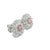 Metal 18k White Gold Floral Fancy Pink Diamond Earrings, A Pair For Sale - Image 7 of 10