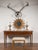 A pair of Italian silver leaf carved urn architectural fragments from the 19th century, turned into table lamps mounted on...