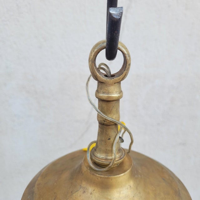 20th Century Gilt Bronze Lantern For Sale - Image 4 of 17