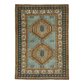 Turkish Vintage Rug 4'5" x 6'2" #16074 For Sale