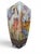 Yellow Vintage Art Nouveau Vase in Glass, 1950 For Sale - Image 8 of 14