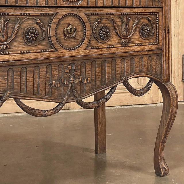 19th Century Country French Louis XVI Slant Front Secretary Desk For Sale - Image 15 of 18