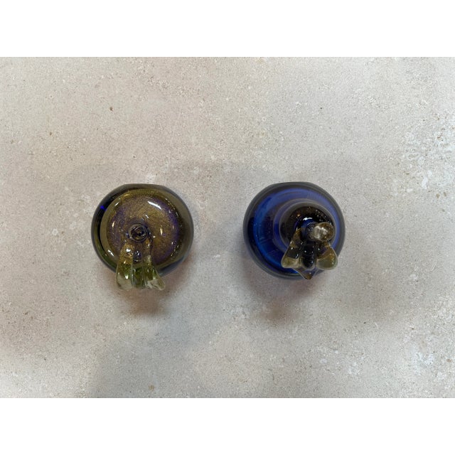 Glass Set of 2 Italian Decorative Murano " Fruit" Objects, 1960 For Sale - Image 7 of 7