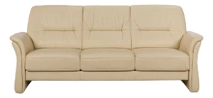 Leather Three-Seater Sofa from Elastoform