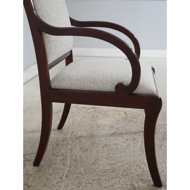 Set of 8 Henkel Harris Mahogany Dining Chairs For Sale In Philadelphia - Image 6 of 18