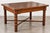 Extendable dining table (two 55 cm leaves) by Charles Dudouyt, solid wood, circa 1940, with spool legs. Very good...