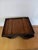 Brown Vintage Eco-Leather Magazine Rack from Schoeller, 2010 For Sale - Image 8 of 12