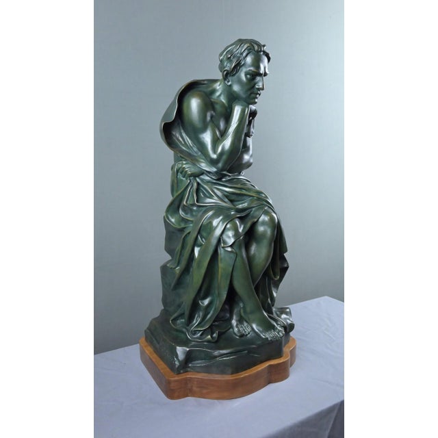 Chiparus, Sculpture The Thinker, 1890s, Bronze For Sale - Image 4 of 18
