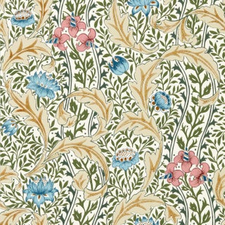 Morris & Co. Wild Tulip & Vine Wallpaper in Multi- a sample For Sale