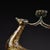 Bronze Late 19th Century Gilt Bronze Deer Candelabra With Inscriptions, 2300g, Archaic Motifs For Sale - Image 8 of 10