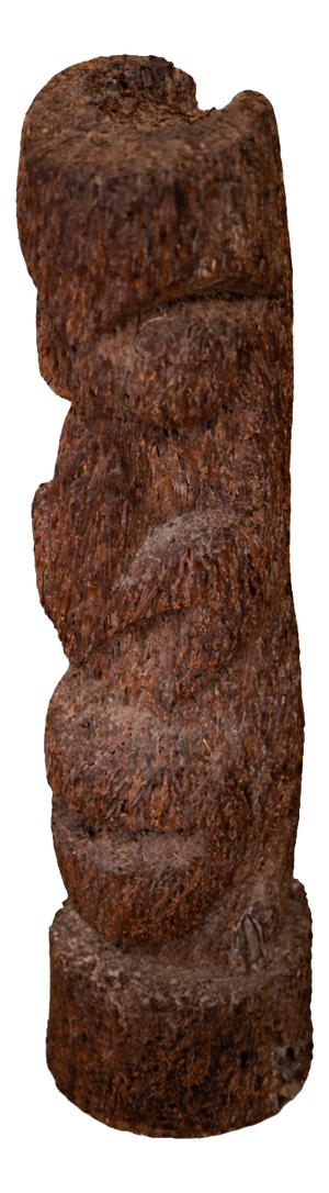 Tree Fern Totem Statue, 1950, Wood