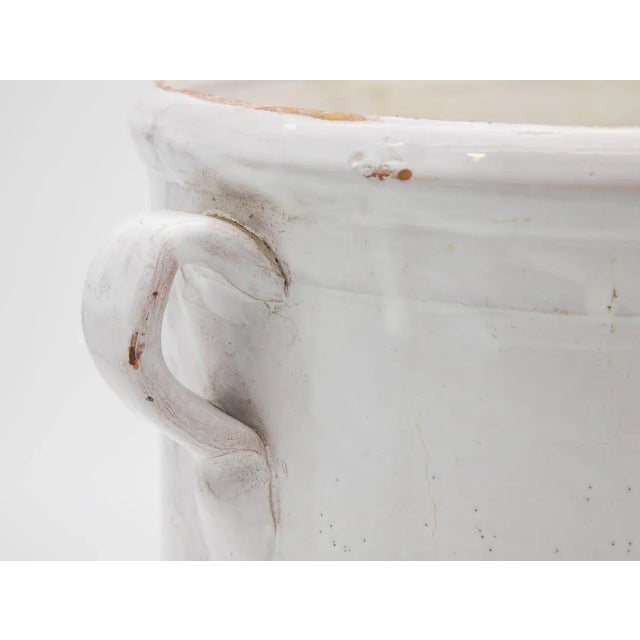 Antique Stoneware Urn With Handles For Sale In New York - Image 6 of 11