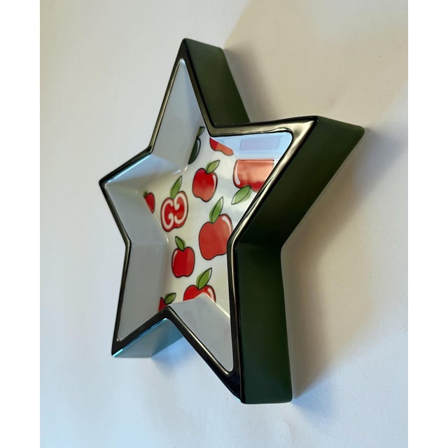 Red Gucci Star Vide Poche by Richard Ginori For Sale - Image 8 of 11