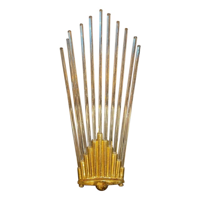 Murano Glass Wall Light attributed to Gaetano Sciolari, Italy, 1970s For Sale