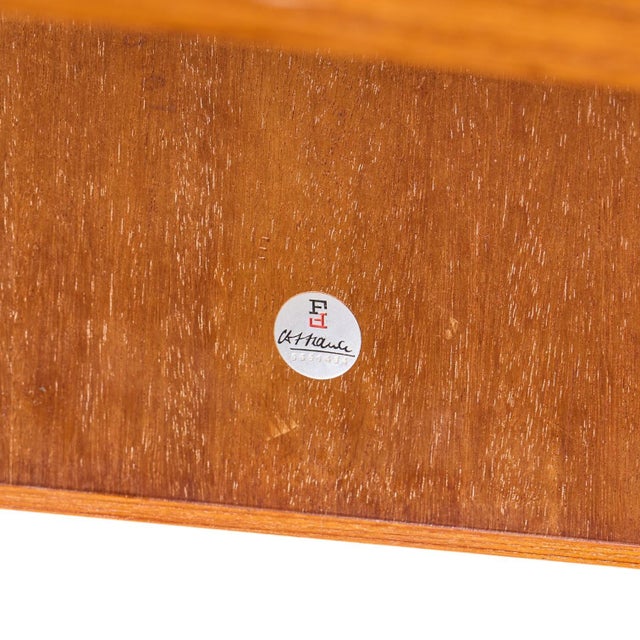 Brown Ole Knudsen & Torben Lind for France & Son Mid Century Danish Teak Corner Coffee End Table For Sale - Image 8 of 8