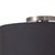 2020s Stretch Flush Mount 18" D - Modern Ceiling Light, Black Linen Shade, Satin Nickel Body, Dimmable, Bulb Included For Sale - Image 5 of 6