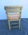 Traditional Mid 20th Century Regency Faux Bamboo Yellow Chair For Sale - Image 3 of 8