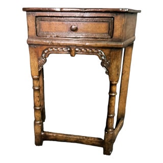 Oak Side Table, 1930s For Sale