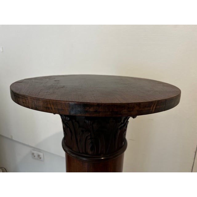 Antique Flower Column, 1800s For Sale - Image 9 of 13