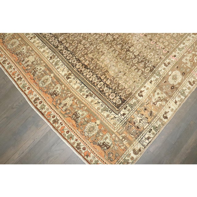 Persian Early 20th Century Bidjar Carpet - 9'11" x 12'1" For Sale - Image 3 of 11