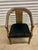 80s Sculptural Armchairs With Zebra Patterned Wood Frames and Black Suede Upholstery a Pair . For Sale - Image 9 of 12